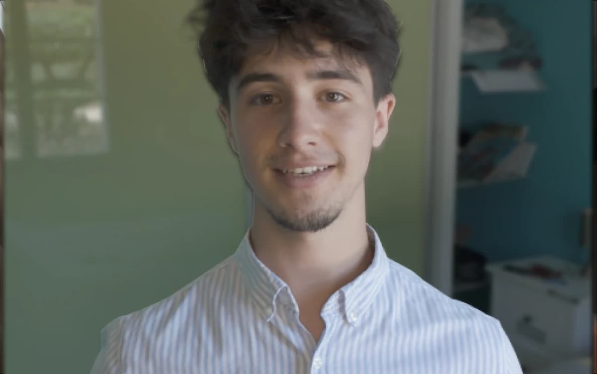 Léo Murail devant la caméra