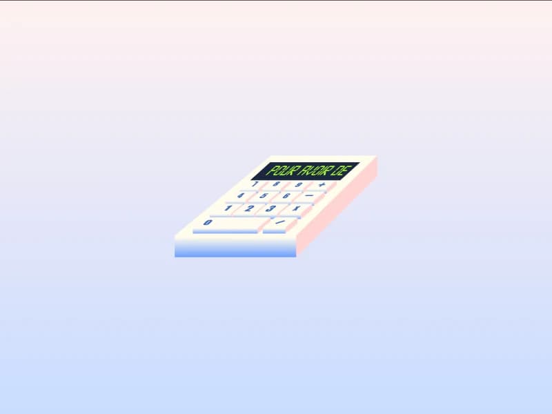 Projet de calculatrice 3D du portfolio de Léo Murail