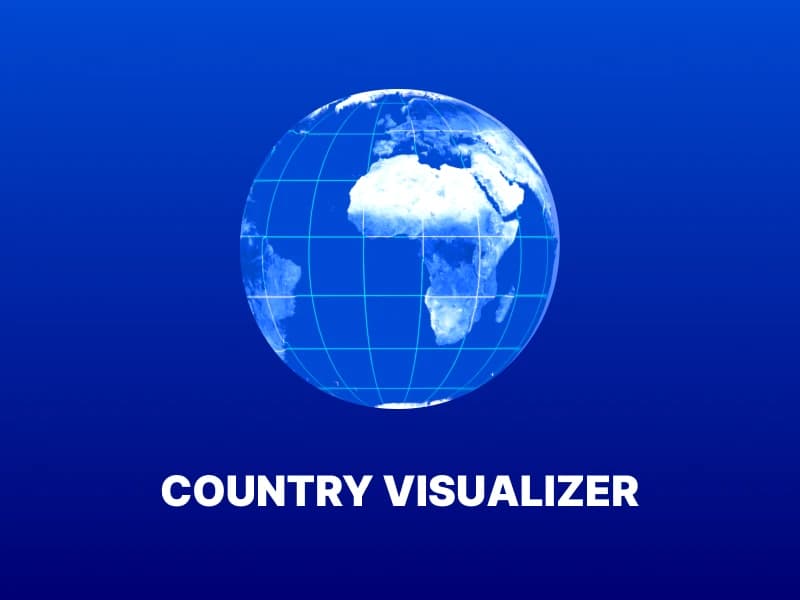 Projet country visualizer du portfolio de Léo Murail