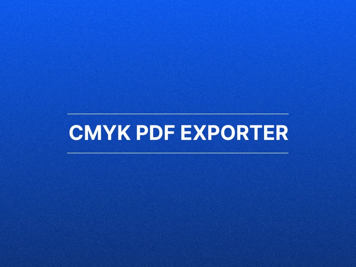 Project cmyk pdf exporter figma plugin of the portfolio of Léo Murail